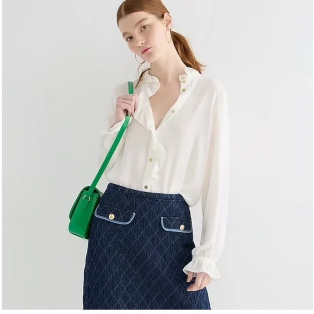 J. Crew Drapey cottage top